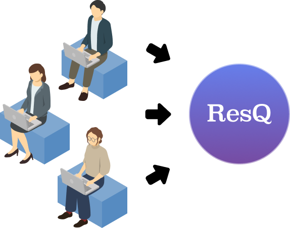 社内の質問はまずResQへ